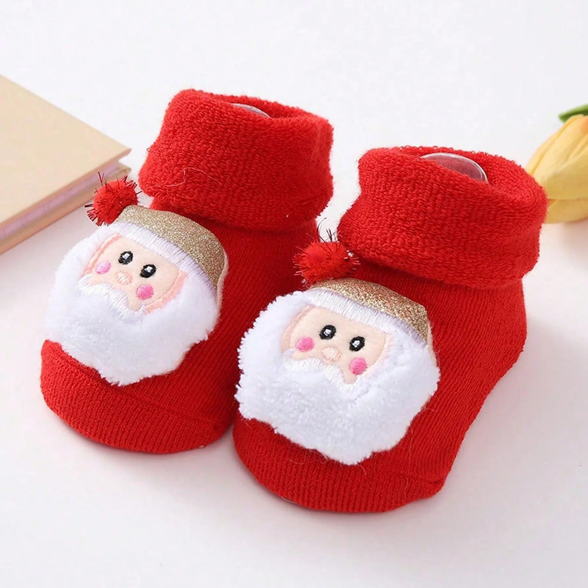 The Festive Knit Socks — 3D Reindeer, Snowman & Santa