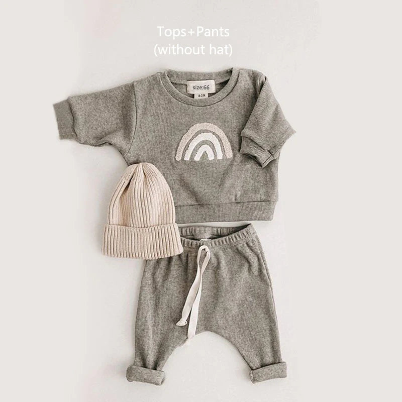 The Knit Sweatshirt Set — Top &amp; Trousers, 6M–3Y