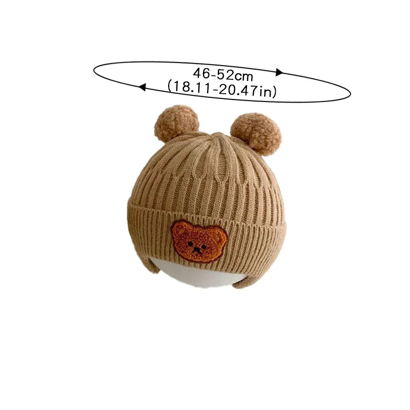 The Bear Ear Knit Hat — Fleece-Lined, One Size