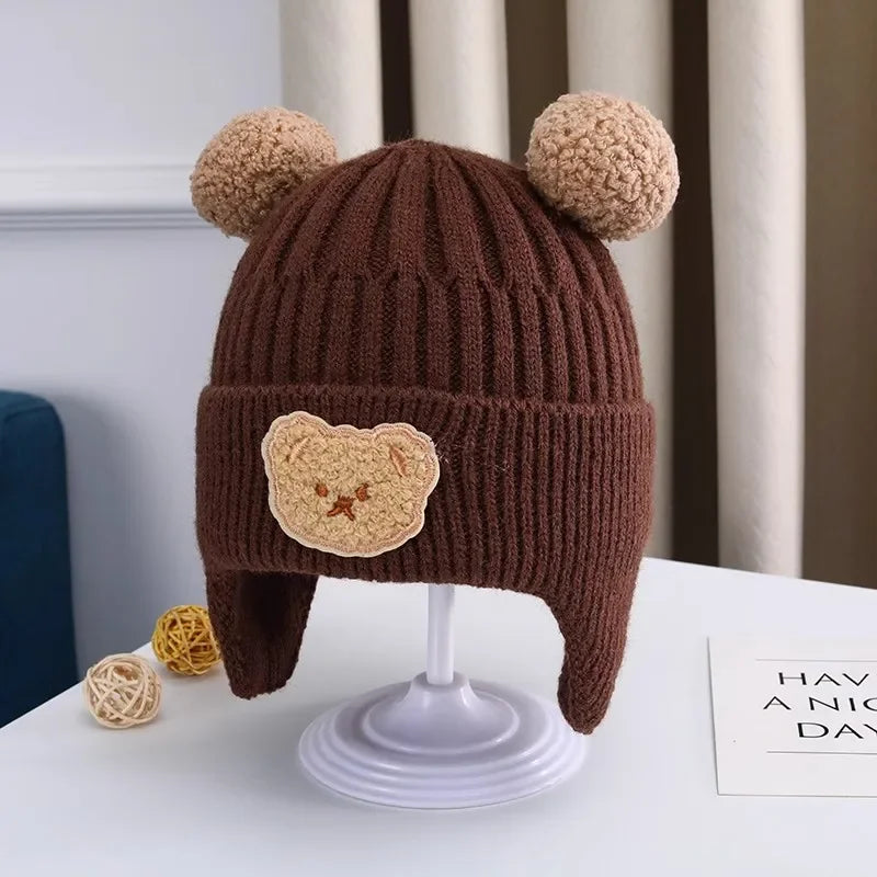 The Bear Ear Knit Hat — Fleece-Lined, One Size