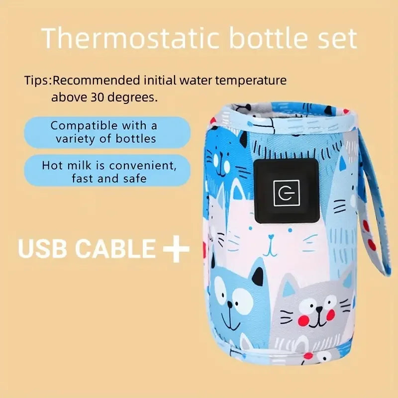 The Travel Bottle Warmer — USB, Insulated Sleeve
