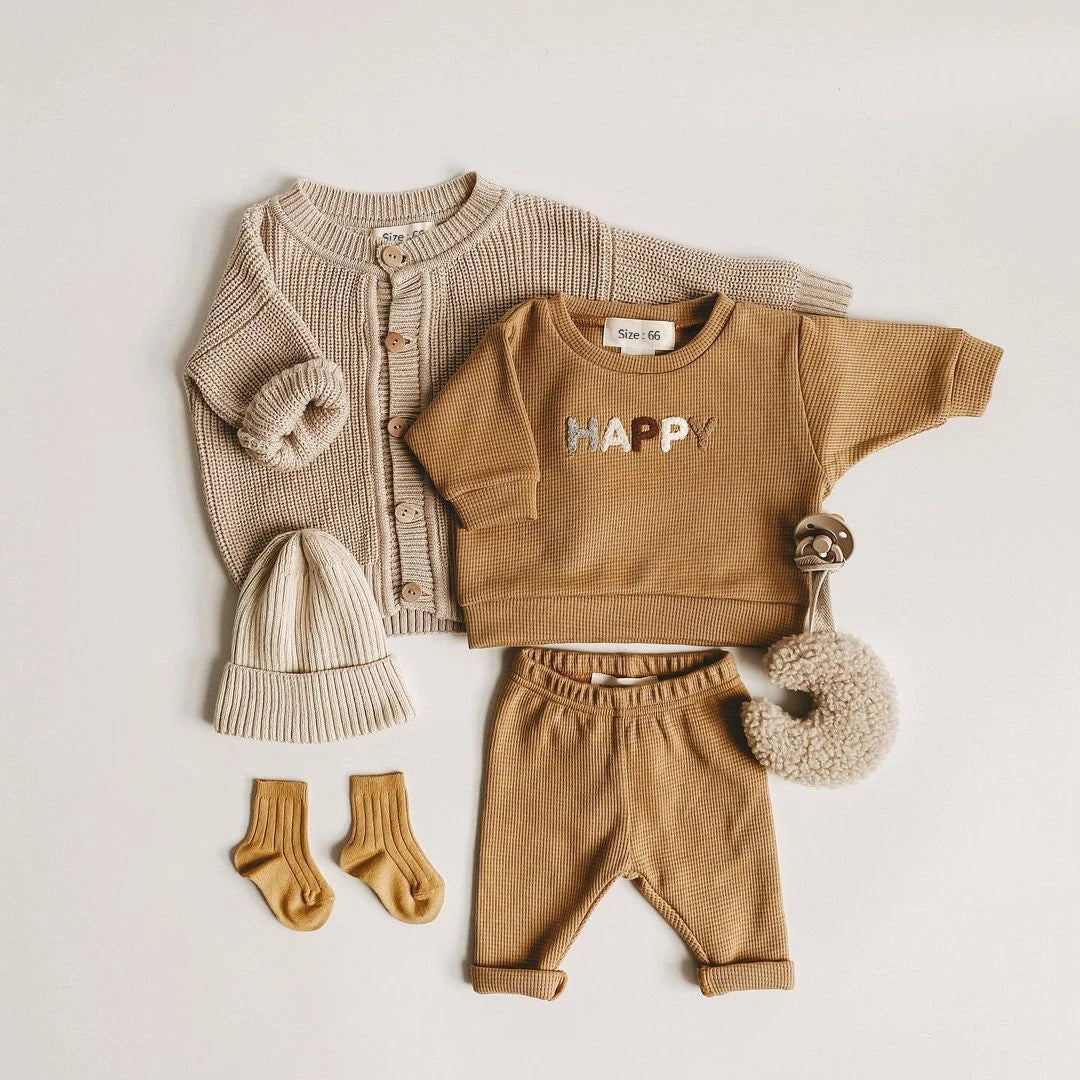 The Knit Sweatshirt Set — Top &amp; Trousers, 6M–3Y