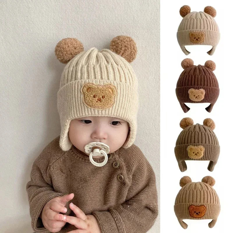 The Bear Ear Knit Hat — Fleece-Lined, One Size