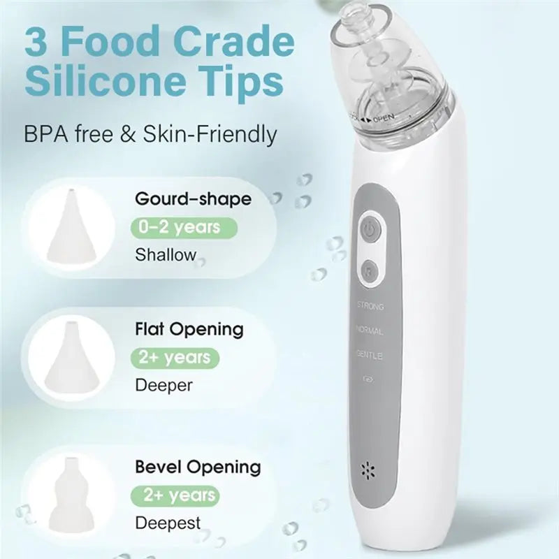The Electric Nasal Aspirator — Rechargeable, 3 Nozzles