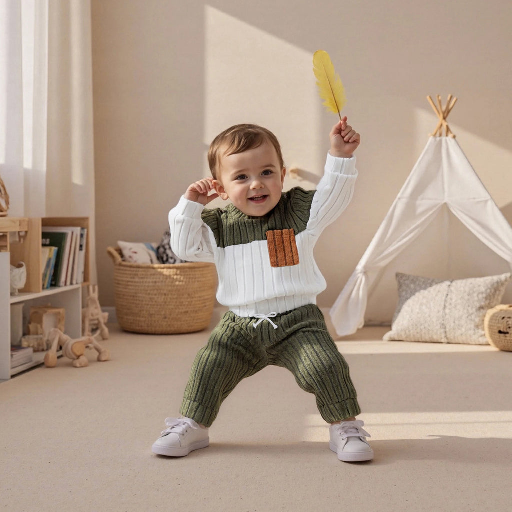 The Plush Pullover Set — Top &amp; Trousers, 0–3Y