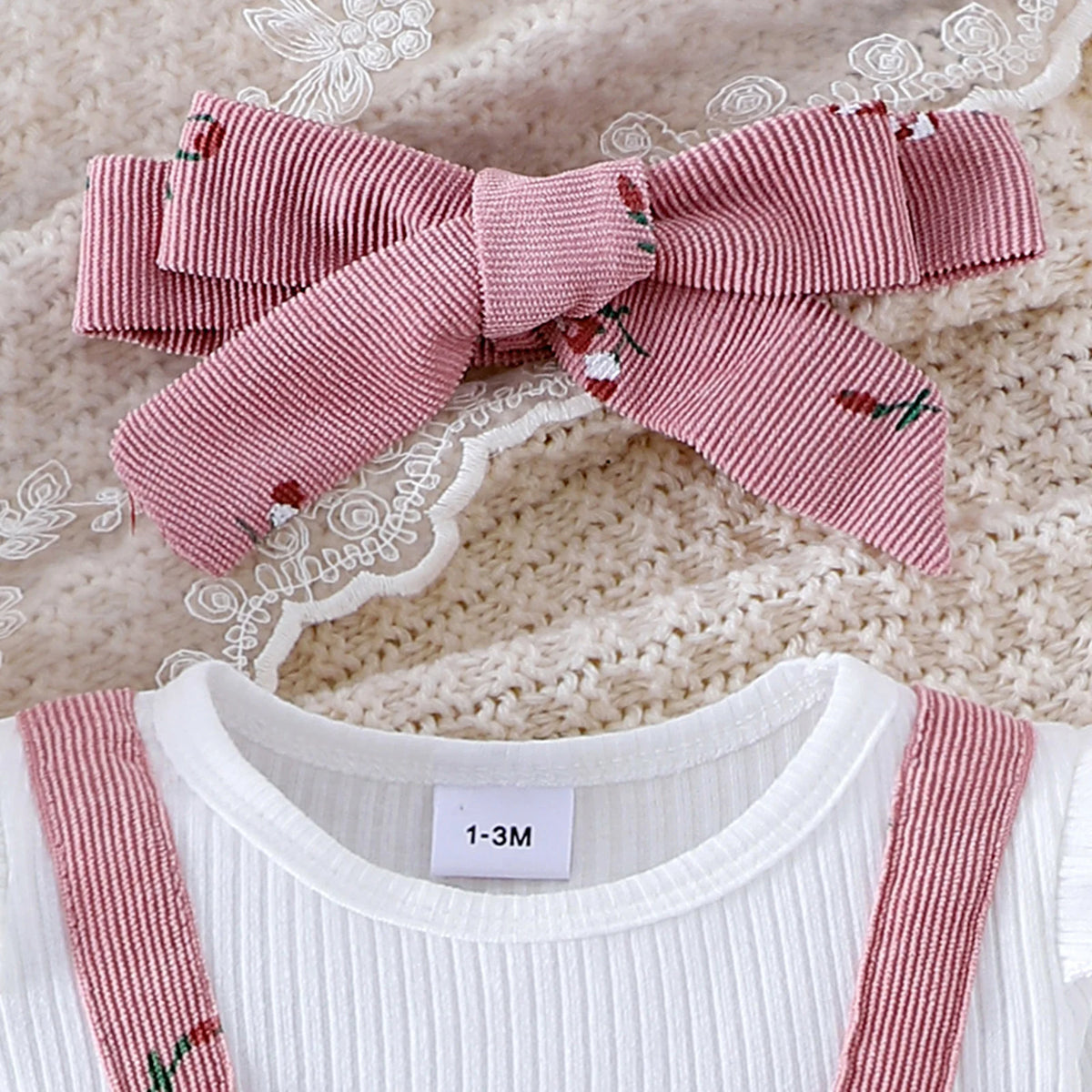 The Floral Romper &amp; Headband Set — 1–18 Months