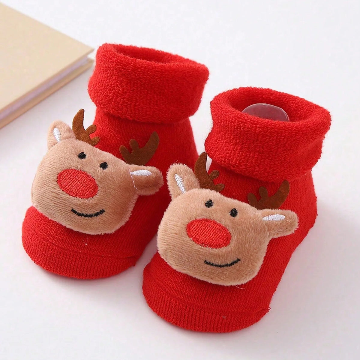 The Festive Knit Socks — 3D Reindeer, Snowman &amp; Santa