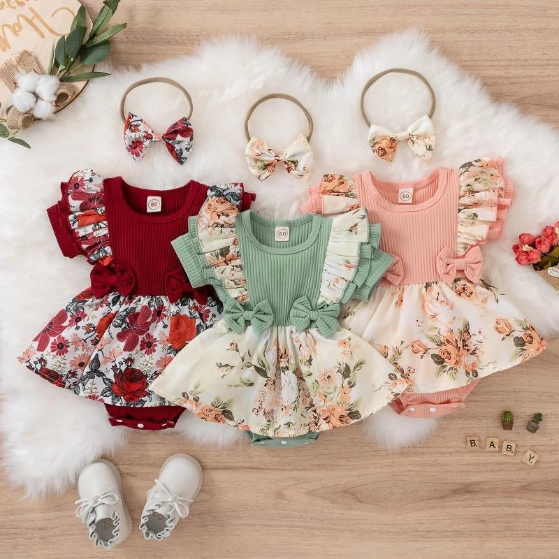 The Bow Sundress — Cotton Blend, 0–18 Months
