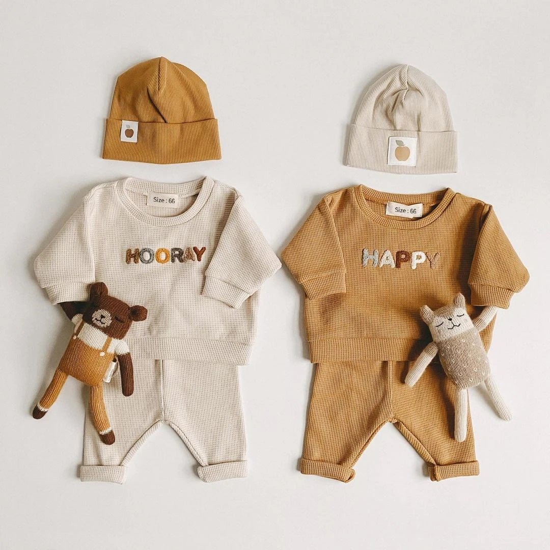 The Knit Sweatshirt Set — Top &amp; Trousers, 6M–3Y