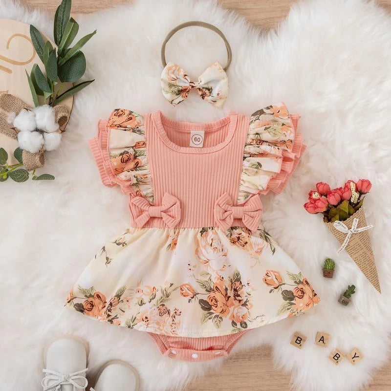 The Bow Sundress — Cotton Blend, 0–18 Months