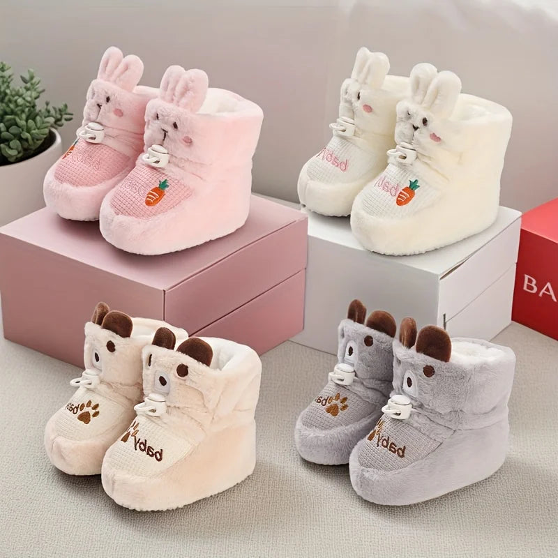 The Plush Pre-Walker Booties — Bunny &amp; Bear, 0–18 Months