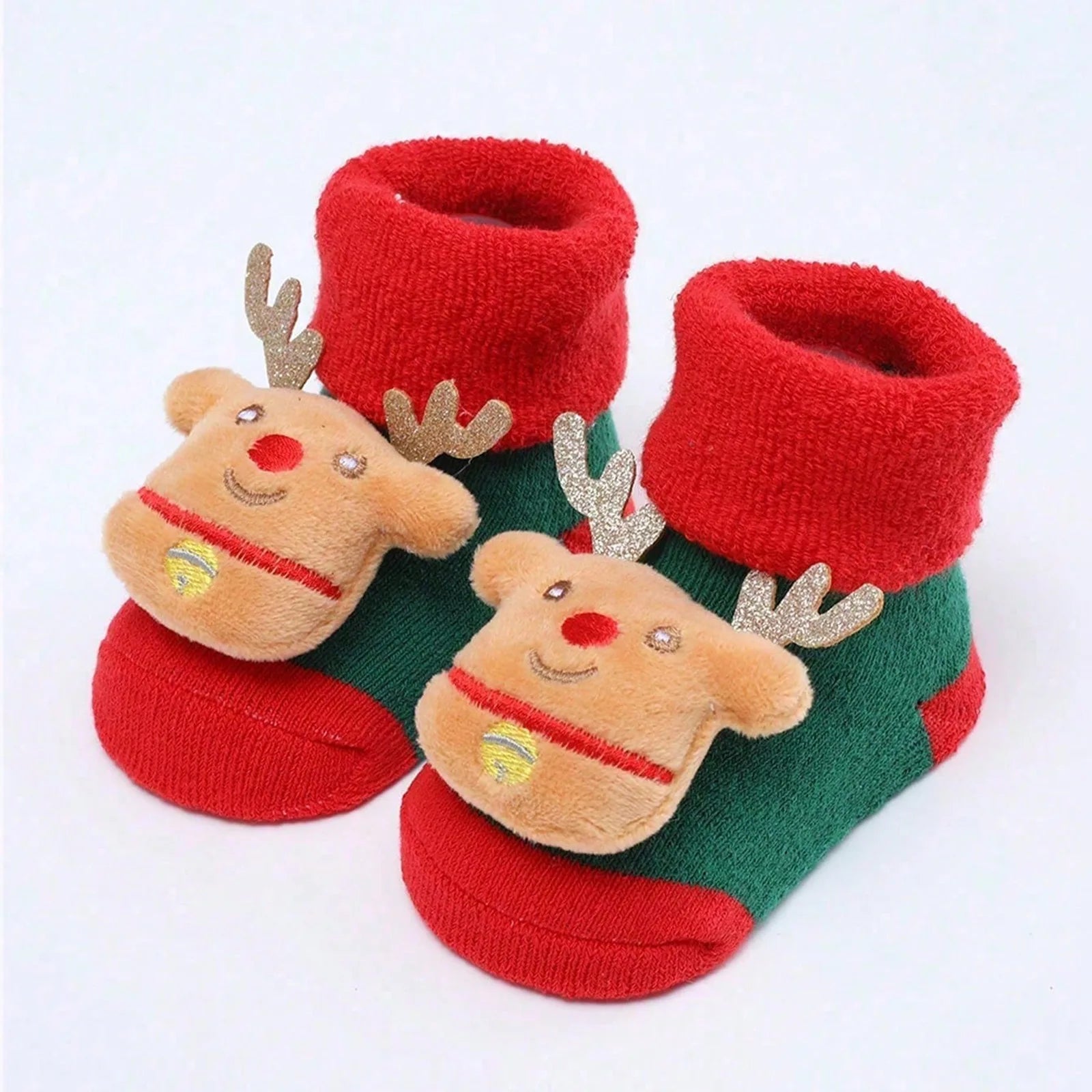 The Festive Knit Socks — 3D Reindeer, Snowman &amp; Santa