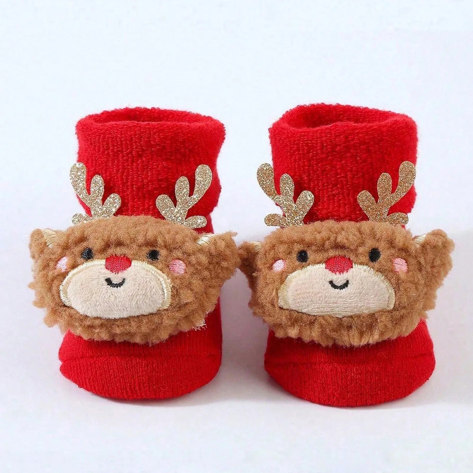 The Festive Knit Socks — 3D Reindeer, Snowman &amp; Santa