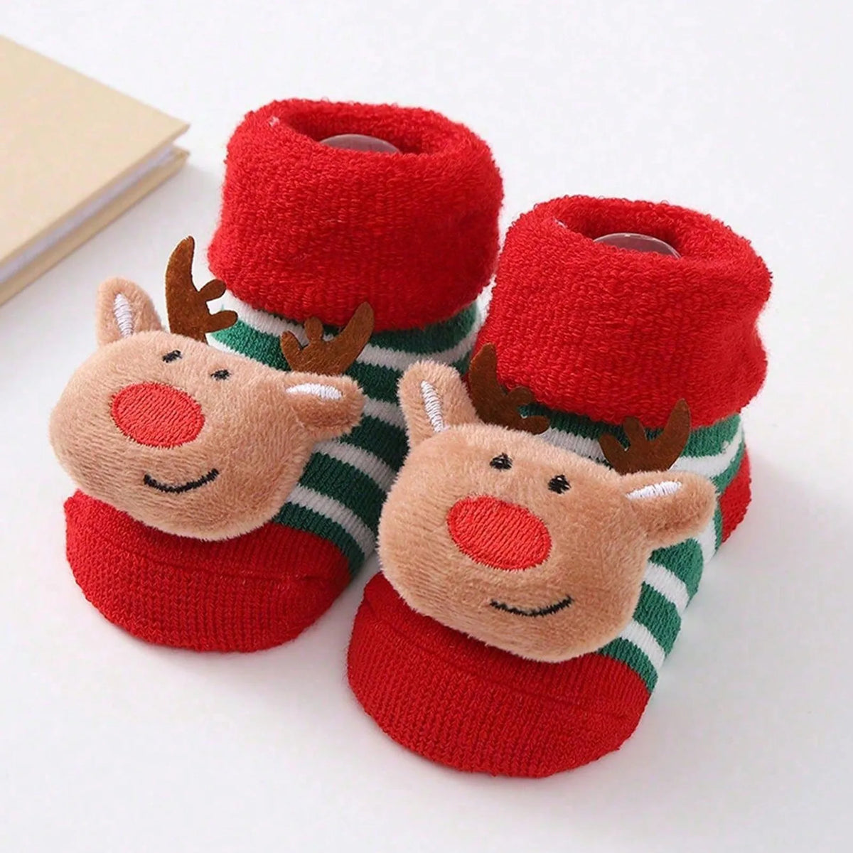The Festive Knit Socks — 3D Reindeer, Snowman &amp; Santa