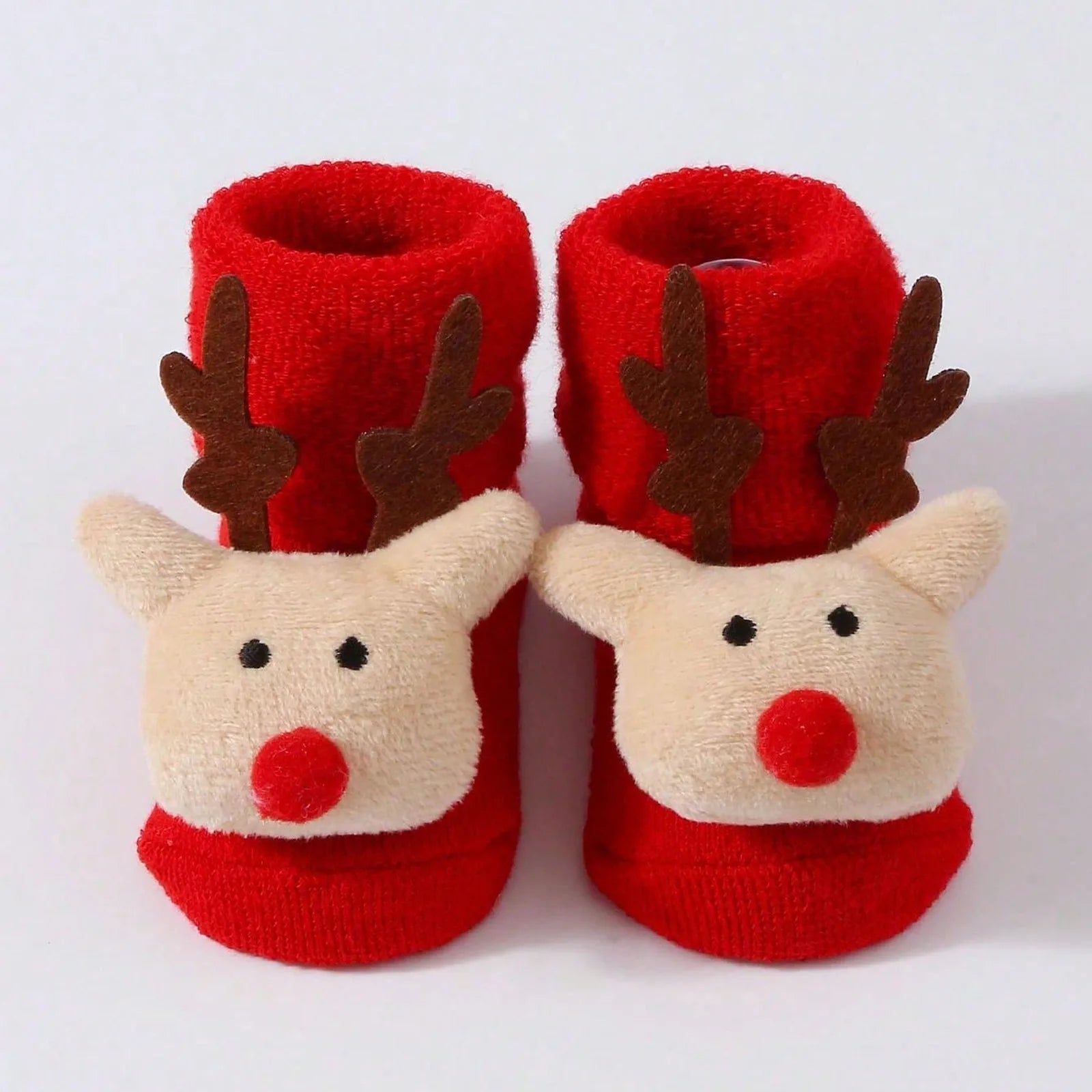 The Festive Knit Socks — 3D Reindeer, Snowman &amp; Santa