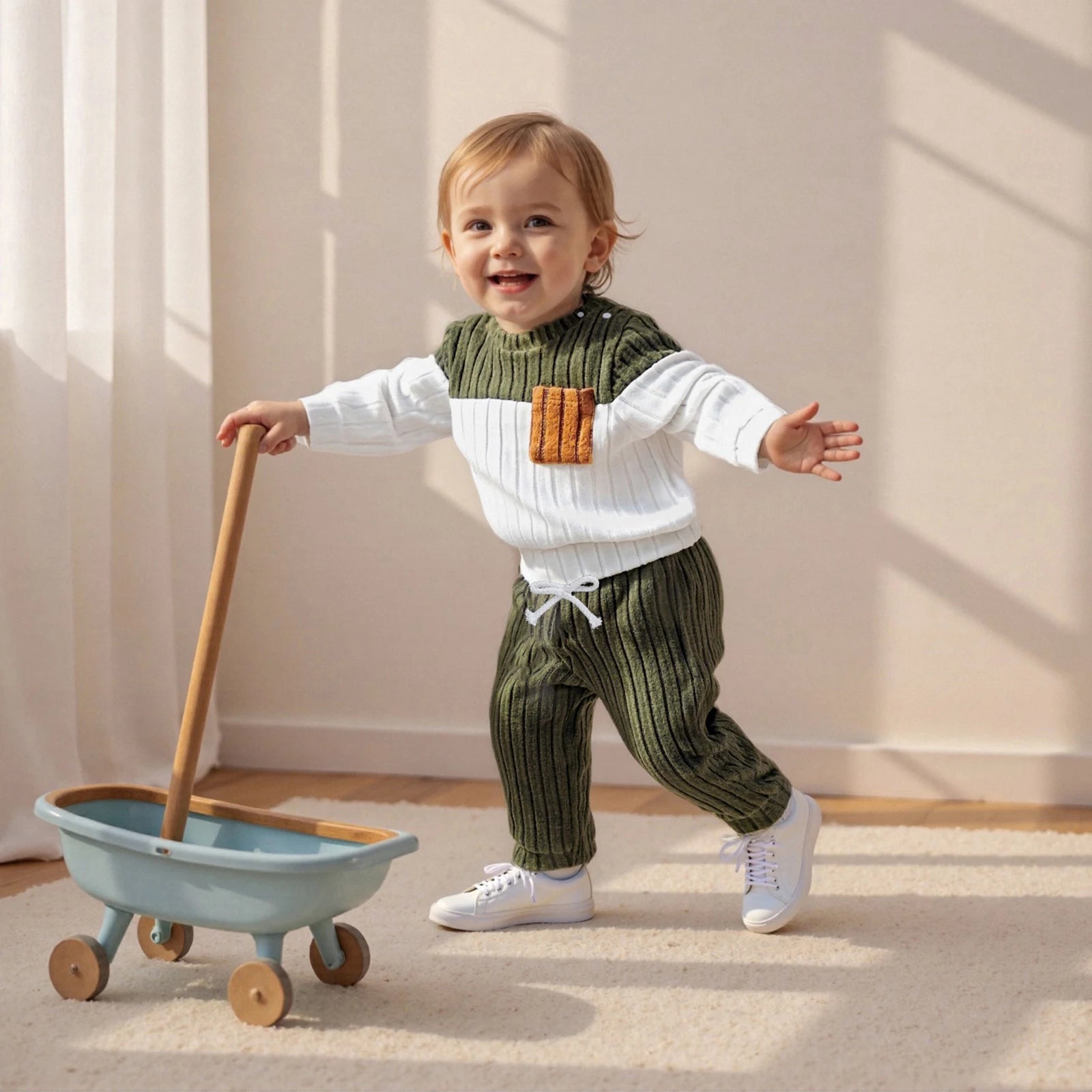 The Plush Pullover Set — Top &amp; Trousers, 0–3Y