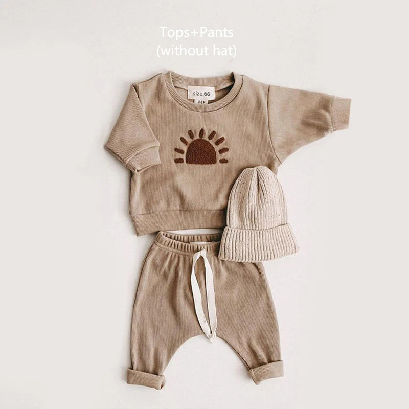 The Knit Sweatshirt Set — Top &amp; Trousers, 6M–3Y