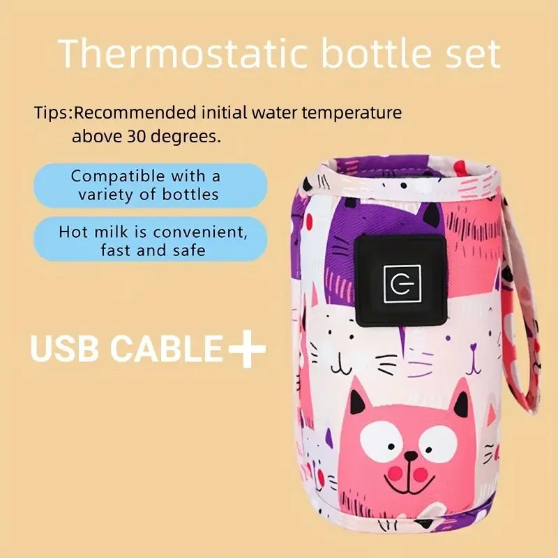 The Travel Bottle Warmer — USB, Insulated Sleeve