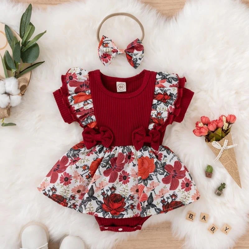 The Bow Sundress — Cotton Blend, 0–18 Months